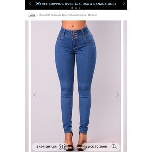 Fashionnova jeans blue